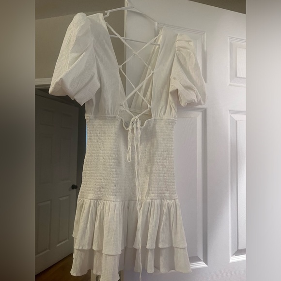 Hello Molly White Mini Dress - Picture 2 of 3